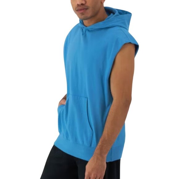 Champion - Men's Sleeveless Hoodie - Light Blue - Small - Picture 1 of 16